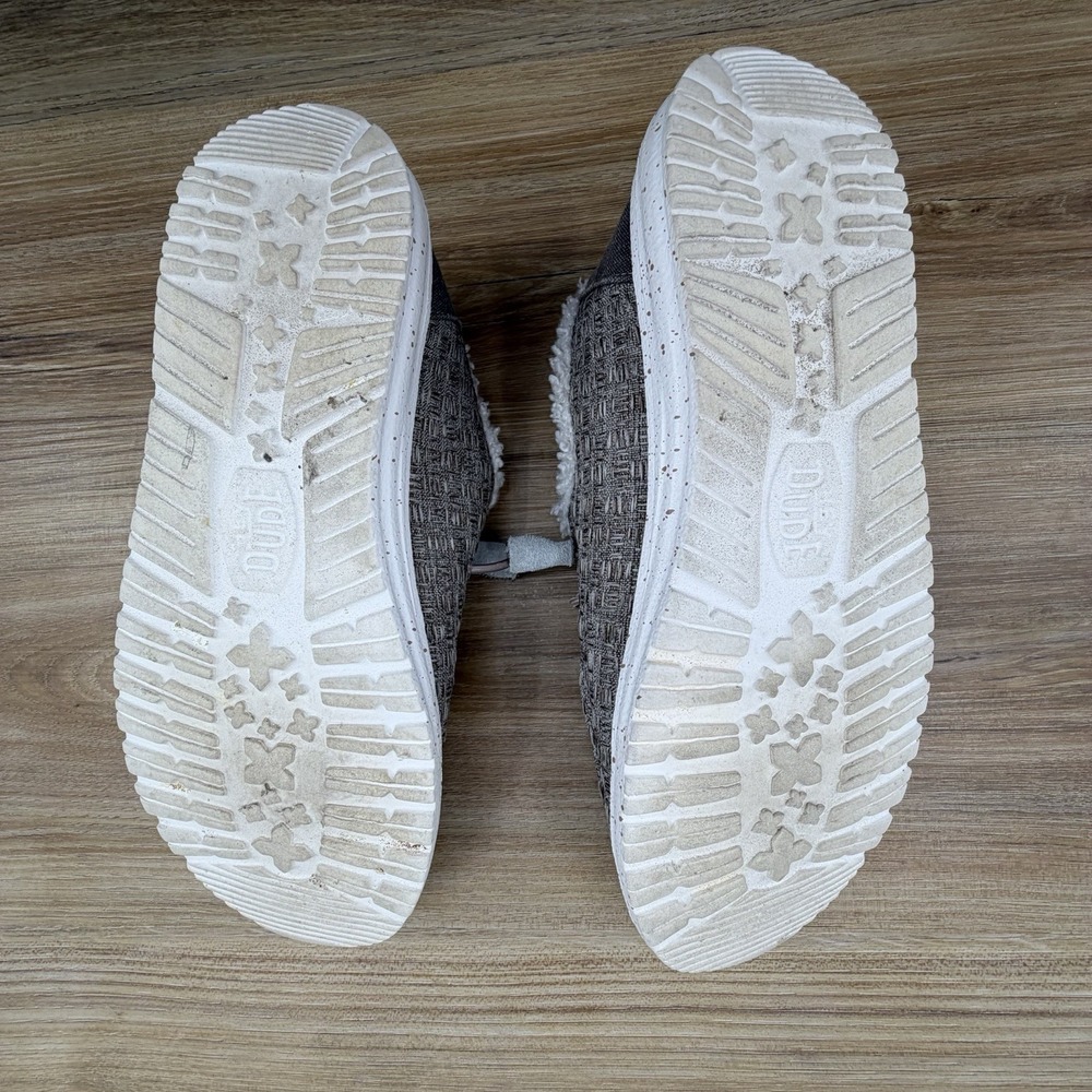 Hey Dude Wendy Warmth Slip On Casual Shoes 8 Beige Cozy Faux Shearling Comfort - Picture 4 of 4